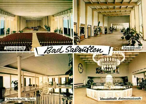 AK / Ansichtskarte Bad Salzuflen Konzerthalle Foyer Wandelhalle Brunnen Kat. Bad Salzuflen