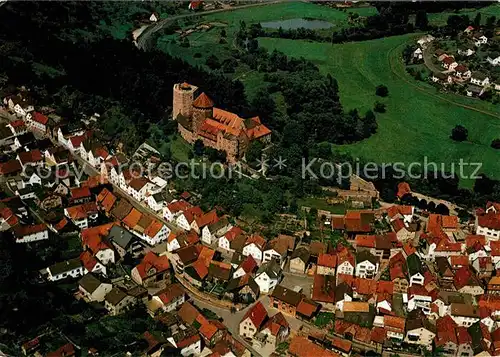 AK / Ansichtskarte Rieneck Schloss Fliegeraufnahme Kat. Rieneck