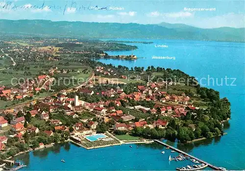 AK / Ansichtskarte Nonnenhorn Fliegeraufnahme Kat. Nonnenhorn Bodensee