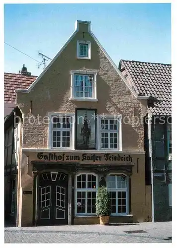 AK / Ansichtskarte Bremen Gasthof Zum Kaiser Friedrich Das Tor zum Schnoor Kat. Bremen