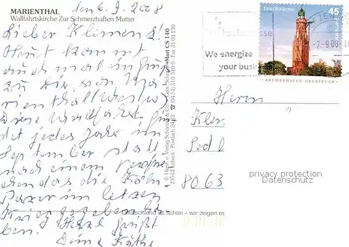 AK / Ansichtskarte Marienthal Westerwald Fliegeraufnahme Wallfahrtskirche zur schmerzhaften Mutter Kat. Seelbach bei Hamm (Sieg)