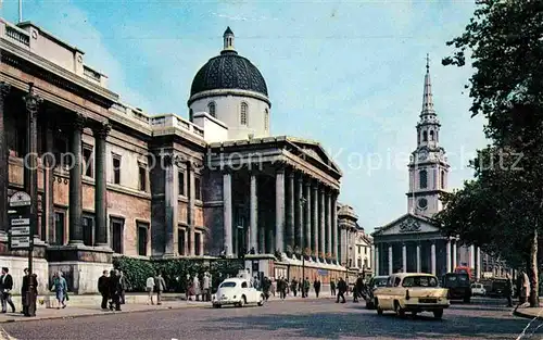 AK / Ansichtskarte London National Gallery and St. Martin in the fields Kat. City of London