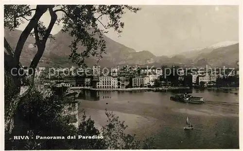 AK / Ansichtskarte Riva del Garda Panorama dal Paradiso Kat. 