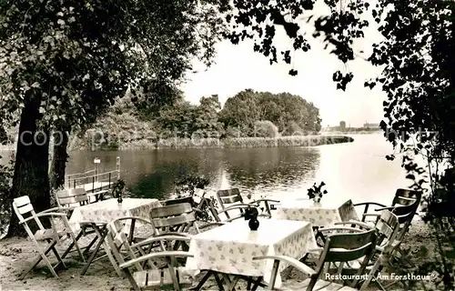 AK / Ansichtskarte Tegel Restaurant Am Forsthaus Gartenterrasse am Tegelsee Kat. Berlin