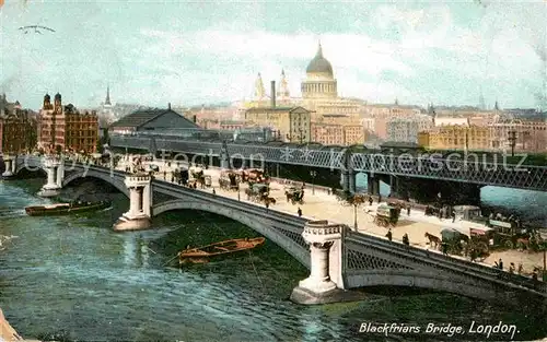 AK / Ansichtskarte London Blackfriars Bridge Kat. City of London