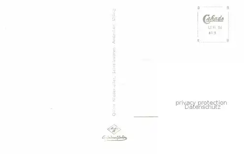 AK / Ansichtskarte Uffing Staffelsee Vogelmuehle Waldweg Kat. Uffing a.Staffelsee