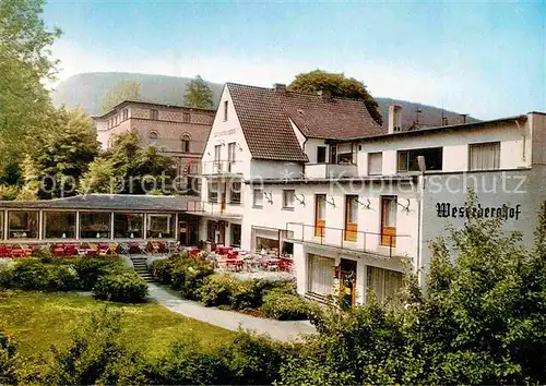 AK / Ansichtskarte Corvey Hotel Weserberghof Kat. Hoexter