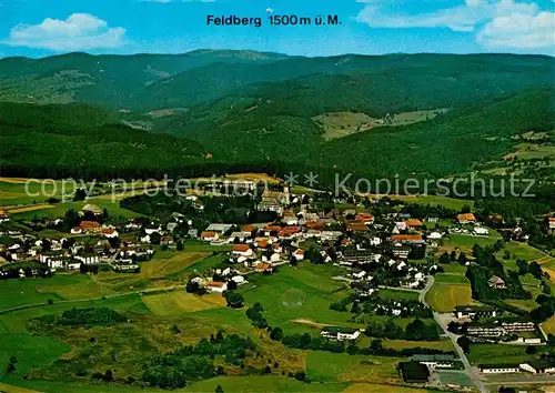 AK / Ansichtskarte Hoechenschwand Fliegeraufnahme mit Feldberg Kat. Hoechenschwand