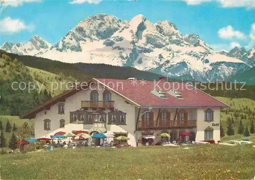 AK / Ansichtskarte Mittenwald Bayern Hotel Tani Hof Kat. Mittenwald