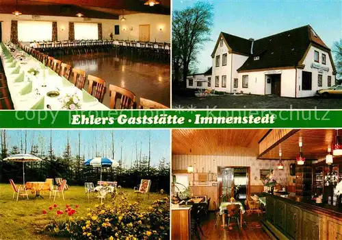 AK / Ansichtskarte Immenstedt Nordfriesland Ehlers Gaststaette Kat. Immenstedt