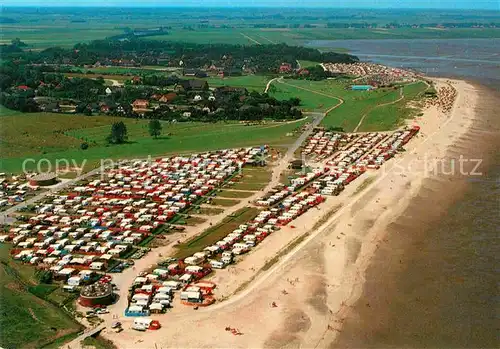 AK / Ansichtskarte Dangast Campingplatz Fliegeraufnahme Kat. Varel