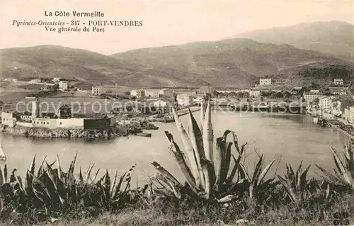 AK / Ansichtskarte Port Vendres Vue generale du Port La Cote Vermeille Kat. Port Vendres
