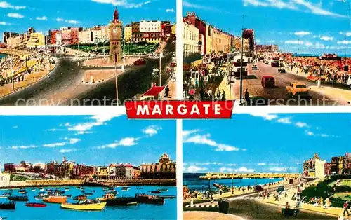 AK / Ansichtskarte Margate UK Clock Tower Harbour Marine Terrace Marine Drive