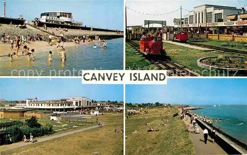 AK / Ansichtskarte Canvey Island Labworth Cafe and Beach Casino Gardens Sea Front
