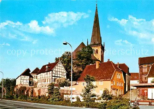 AK / Ansichtskarte Unna Alt Unna mit evangelischer Kirche Kat. Unna