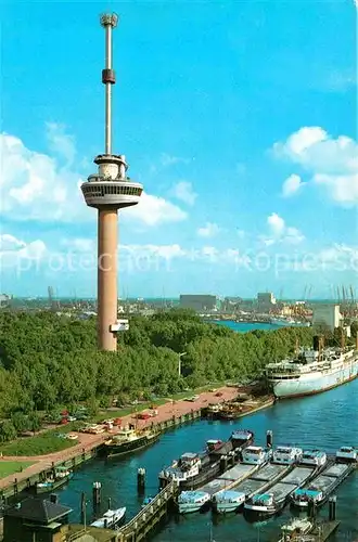 AK / Ansichtskarte Rotterdam Euromast Schiffsbruecke Kat. Rotterdam