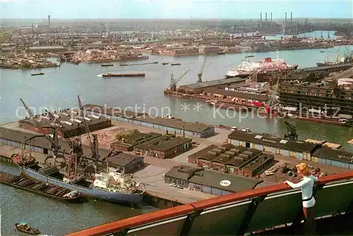 AK / Ansichtskarte Rotterdam Plattform Space Tower Schiffsbruecke Hafen Kat. Rotterdam