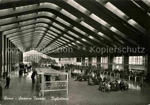 AK / Ansichtskarte Roma Rom Stazione Termini Biglietteria Bahnhofsgebaeude Kat. 