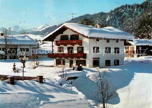 AK / Ansichtskarte Reit Winkl Gaestehaus Lofertal Kat. Reit im Winkl