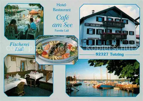 AK / Ansichtskarte Tutzing Hotel Restaurant Cafe am See Kat. Tutzing