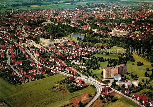 AK / Ansichtskarte Bad Salzuflen Fliegeraufnahme Kurkliniken Hotel Maritim Kat. Bad Salzuflen