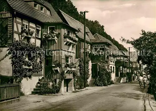 AK / Ansichtskarte Postelwitz Teilansicht  Kat. Bad Schandau