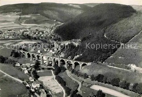 AK / Ansichtskarte Willingen Sauerland Fliegeraufnahme Viadukt Kat. Willingen (Upland)