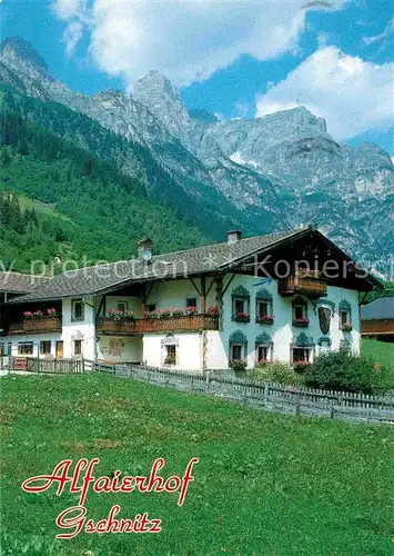 AK / Ansichtskarte Gschnitz Tirol Alfaierhof Kat. Gschnitz
