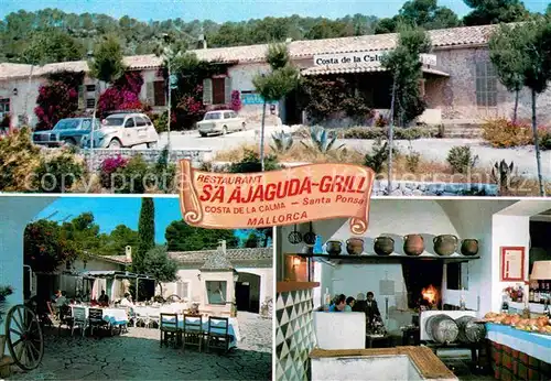AK / Ansichtskarte Santa Ponsa Mallorca Islas Baleares Restaurant S A Ajaguda Grill Kat. Calvia