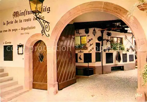 AK / Ansichtskarte Mittelbergheim Restaurant Winstub Gilg Kat. Mittelbergheim