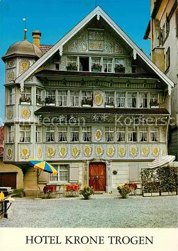 AK / Ansichtskarte Trogen AR Hotel Restaurant Krone Historisches Gebaeude Kat. Trogen
