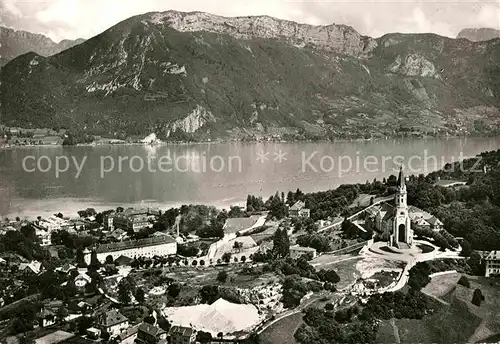 AK / Ansichtskarte Annecy Haute Savoie La Visitation Lac et le Mont Yeyrier vue aerienne Kat. Annecy