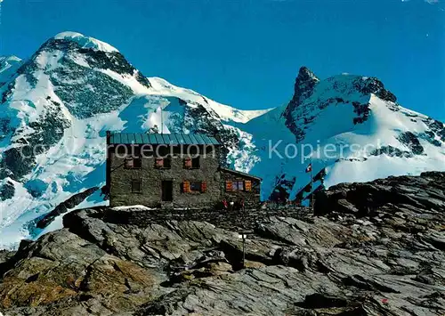 AK / Ansichtskarte Zermatt VS Gandegghuette Breithorn Kleines Matterhorn Kat. Zermatt