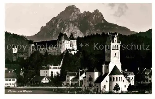 AK / Ansichtskarte Fuessen Allgaeu Schloss Kat. Fuessen