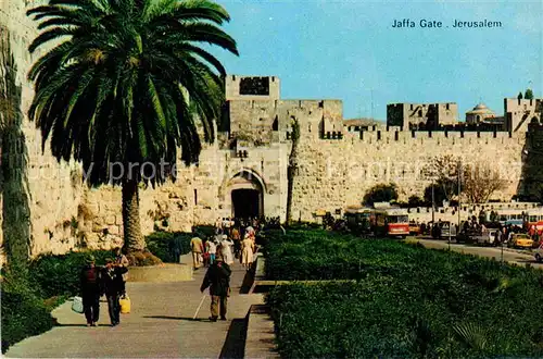 AK / Ansichtskarte Jerusalem Yerushalayim Jaffa Gate  Kat. Israel
