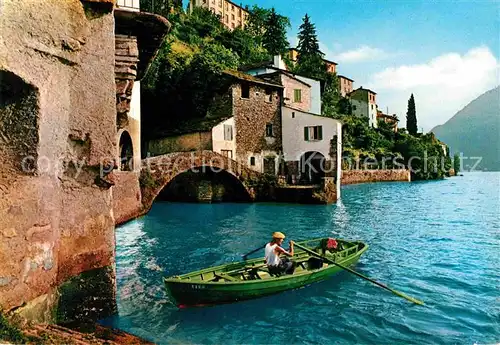 AK / Ansichtskarte Nesso Lago di Como Boot  Kat. Italien