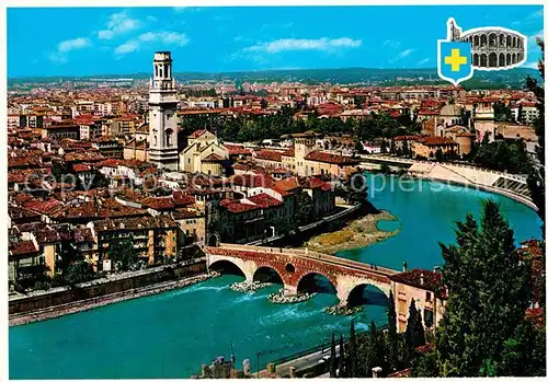 AK / Ansichtskarte Verona Veneto Ponte Pietra  Kat. Verona