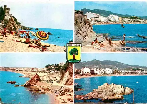 AK / Ansichtskarte Lloret de Mar Strand Kat. Costa Brava Spanien