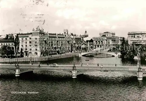 AK / Ansichtskarte Stockholm Vasabron Bruecke Kat. Stockholm