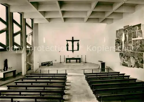 AK / Ansichtskarte Berlin Hansaviertel Katholische Kirche St Ansgar Innenansicht Kat. Berlin