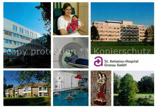 AK / Ansichtskarte Gronau Westfalen St Antonius Hospital Gronau Teilansichten Kat. Gronau (Westf.)