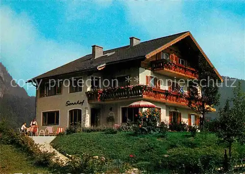 AK / Ansichtskarte St Gilgen Salzkammergut Pension Sonnhof Kat. St Gilgen Wolfgangsee