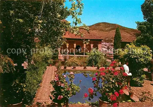 AK / Ansichtskarte Granada Andalucia Jardines de Partal y Torre de las Damas Kat. Granada