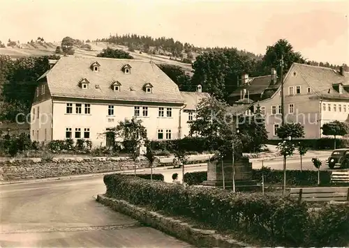 AK / Ansichtskarte Oberweissbach Markt mit Froebel Geburtshaus Kat. Oberweissbach