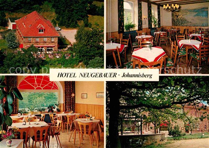 Ak Ansichtskarte Johannisberg Rheingau Hotel Haus Neugebauer Kat