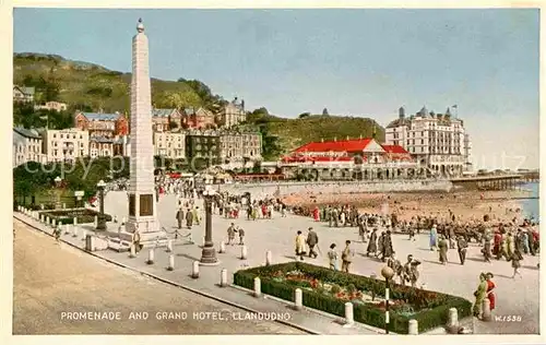 AK / Ansichtskarte Llandudno Wales Promenade