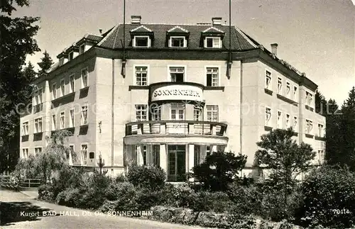 AK / Ansichtskarte Bad Hall Oberoesterreich Sonnenheim Kat. Bad Hall