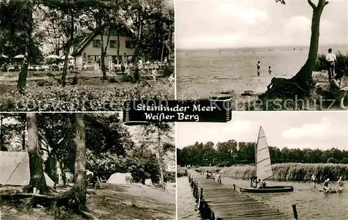 AK / Ansichtskarte Steinhuder Meer Badehotel Weisser Berg Kat. Wunstorf