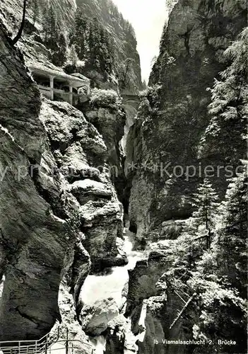 AK / Ansichtskarte Viamala Viamalaschlucht mit Bruecke Kat. Thusis