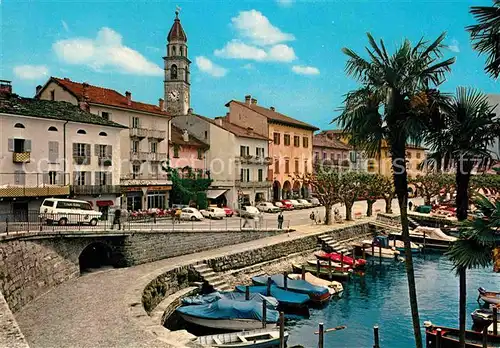 AK / Ansichtskarte Ascona TI Hafen Lago Maggiore Kat. Ascona